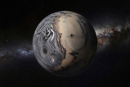 Artist's impression of a rogue planet