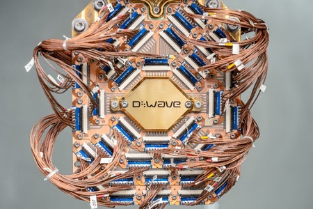 Close up of D-Wave's Advantage2 Annealing Quantum Computer Prototype