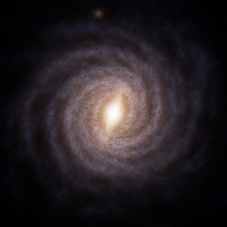 A map of the Milky Way based on data from the European Space Agency’s Gaia mission