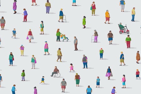 Diverse Group of Overweight People