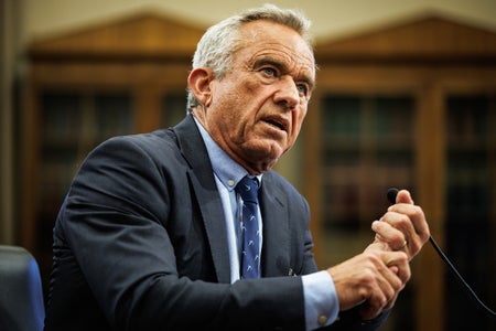 U.S. Secretary of Health and Human Services Robert F. Kennedy Jr. testifies before the House Appropriations Committee in the Rayburn House Office Building on May 14, 2025 in Washington, DC