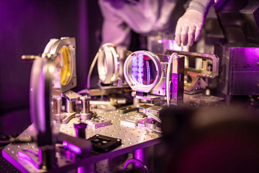 optics in an experiment at SLAC National Accelerator Laboratory
